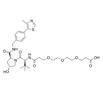 2140807-42-5，(S,R,S)-AHPC-PEG3-propionic acid，PROTAC(蛋白降解靶向嵌合体)	