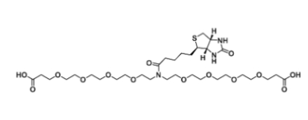 1964503-35-2  C32H57N3O14S  N-Biotin-N-bis(PEG4-acid)