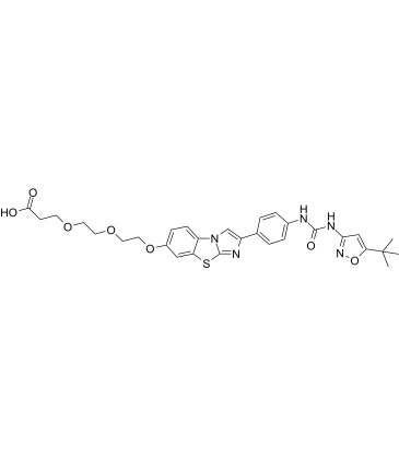 2292116-14-2	Desmorpholinyl Quizartinib-PEG2-COOH PROTAC(蛋白降解靶向嵌合体)