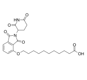 2379870-45-6，Thalidomide-4-O-C10-COOH，PROTAC(蛋白降解靶向嵌合体)