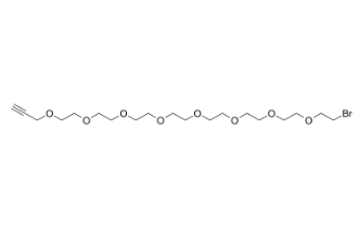 2055046-25-6，Propargyl-PEG8-bromide，PROTAC(蛋白降解靶向嵌合体)