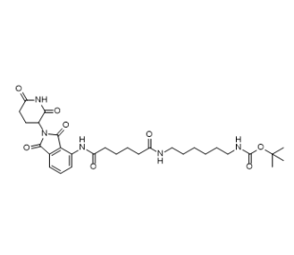 2435808-02-7，Pomalidomide-amido-C4-amido-C6-NH-Boc	，PROTAC(蛋白降解靶向嵌合体)