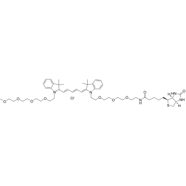 2107273-68-5	N-(m-PEG4)-N'-(biotin-PEG3)-Cy5 PROTAC(蛋白降解靶向嵌合体)