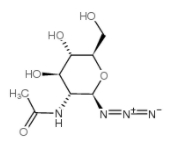 2-乙酰氨基-2-脱氧-beta-d-吡喃葡萄糖叠氮化物	  