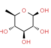 	6-Deoxy-β-D-glucopyranose  