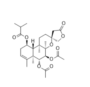  CAS :1207181-61-0   Scutebata E  分子式：C28H40O9