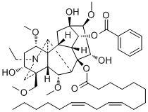   CAS ：81941-14-2  Lipoaconitine  分子式：C50H75NO11