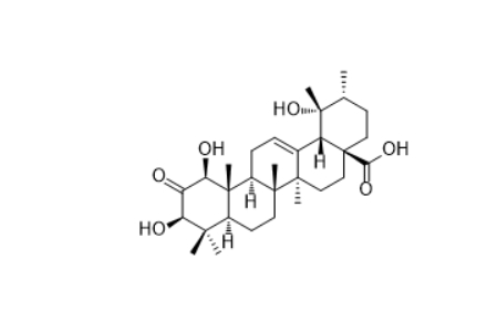   CAS:217466-37-0    1β-Hydroxy-2-oxopomolic acid分子式：C30H46O6