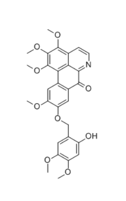    CAS:872729-33-4 1,2,3,10-Tetramethoxy-9-(2-hydroxy-4,5-dimethoxybenzyloxy)oxoaporphine