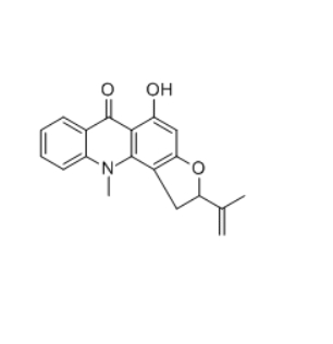 CAS ：17948-33-3  Rutacridone    分子式：C19H17NO3