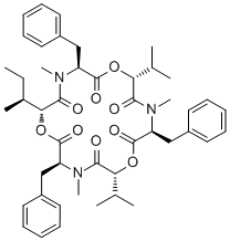 CAS ：165467-50-5  Beauvericin A  分子式：C46H59N3O9