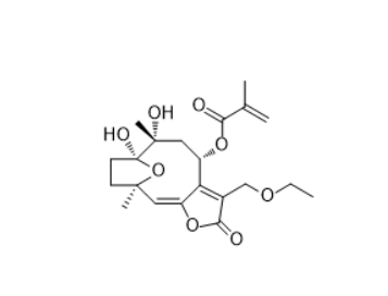 CAS ：76215-53-7   Piptocarphin F   分子式：C21H28O8