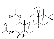 CAS ：6587-37-7  3-Epiglochidiol diacetate  分子式：C34H54O4