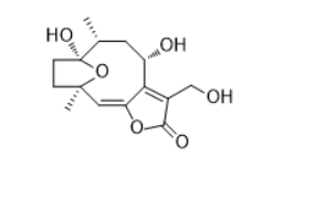 CAS ：1394156-45-6  8α-Hydroxyhirsutinolide    分子式：C15H20O6