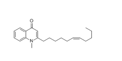 CAS ：120693-49-4  (Z)-1-Methyl-2-(undec-6-enyl)quinolin-4(1H)-one  