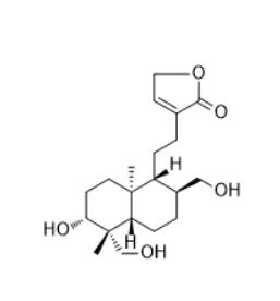CAS ：869384-82-7  14-Deoxy-17-hydroxyandrographolide  