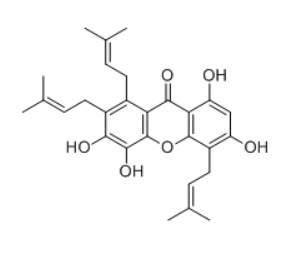 CAS ：659747-28-1  Isogarciniaxanthone E   异戊烯基氧杂蒽酮