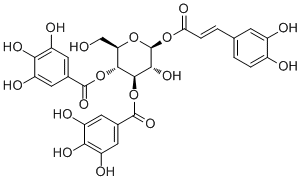 CAS：359819-46-8  1-O-Caffeoyl-3,4-di-O-galloyl-β-D-glucopyranose