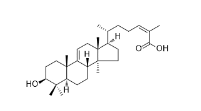CAS ：129724-83-0  3β-Hydroxylanosta-9(11),24Z-dien-26-oic acid  