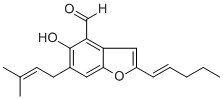 CAS ：916602-30-7   (E)-5-Hydroxy-6-isoprenyl-2-(pent-1-en-1-yl)benzofuran-4-carbaldehyde