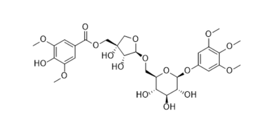  CAS ：1014974-98-1  5''-O-Syringoylkelampayoside A   间苯三酚类