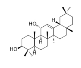 CAS ：5282-14-4  Olean-12-ene-3β,11α-diol  齐墩果烷