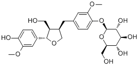 CAS ：143663-00-7  Lariciresinol 4'-O-glucoside  落叶松树脂醇-4'-O-葡萄糖苷