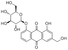 CAS ：33037-46-6   Aloeemodin 8-O-glucoside 芦荟大黄素-8-O-葡萄糖苷