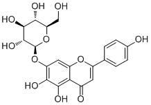 CAS：26046-94-6  Plantaginin  野黄芩素-7-O-葡萄糖苷