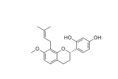 CAS ：331954-16-6  2',4'-Dihydroxy-7-methoxy-8-prenylflavan 