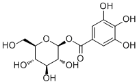 CAS ：13405-60-2   1-O-Galloylglucose  1-O-没食子酰基葡萄糖
