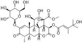 CAS ：95258-16-5  Yadanzioside C  鸦胆子苷C