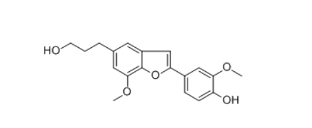  CAS ：144735-57-9   2-(4-Hydroxy-3-methoxyphenyl)-7-methoxy-5-benzofuranpropanol 