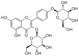 CAS ：71939-16-7    Kaempferol 3,4'-di-O-glucoside