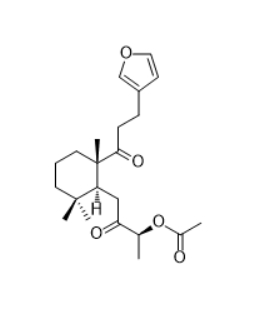  CAS ：76497-89-7   8-Acetoxy-15,16-epoxy-8,9-secolabda-13(16),14-diene-7,9-dione 