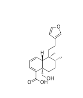 CAS ：51905-84-1   Dehydrohautriwaic acid  克罗登烷型