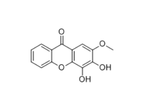  CAS ：6702-55-2   3,4-Dihydroxy-2-methoxyxanthone   3,4-二羟基-2-甲氧基呫吨酮