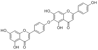CAS ：19202-36-9  Hinokiflavone  扁柏双黄酮