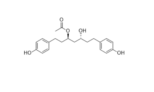 CAS ：1269839-24-8    5-Hydroxy-1,7-bis(4-hydroxyphenyl)heptan-3-yl acetate  