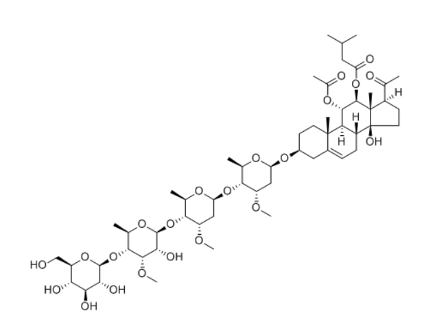  CAS ：89020-11-1     Dregeoside A11    苦绳苷A11