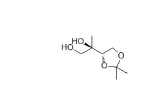 CAS ：129141-48-6   2-(2,2-Dimethyl-1,3-dioxolan-4-yl)propane-1,2-diol  