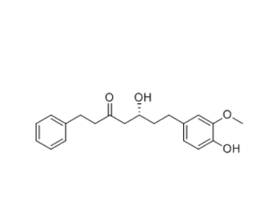 CAS ：68622-73-1    (R)-5-Hydroxy-7-(4-hydroxy-3-methoxyphenyl)-1-phenylheptan-3-one  