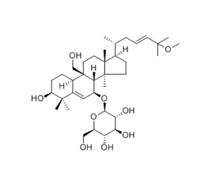 CAS ：81910-37-4    3β,7β,19-Trihydroxy-25-methoxycucurbita-5,23-diene 7-O-glucoside  