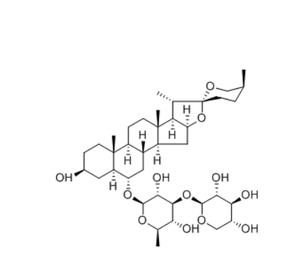 CAS ：184686-02-0   Neochlorogenin 6-O-β-D-xylopyranosyl-(1→3)-β-D-quinovopyranoside  