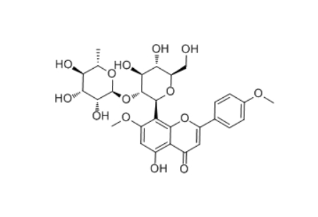  CAS ：1236226-98-4   7,4'-Di-O-methylvitexin 2''-O-rhamnoside 