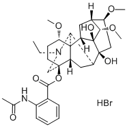 CAS： 97792-45-5  Lappaconitine hydrobromide  氢溴酸高乌甲素