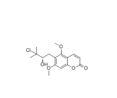  CAS ：15575-50-5  6-(3-Chloro-2-hydroxy-3-methylbutyl)-5,7-dimethoxycoumarin 