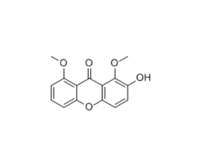 CAS ：38974-76-4  2-羟基-1,8-二甲氧基呫吨酮  2-Hydroxy-1,8-dimethoxyxanthone  