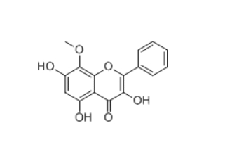 CAS ：5928-42-7  3-羟基汉黄芩素 3,5,7-Trihydroxy-8-methoxyflavone  