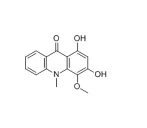 CAS ：1189362-86-4   1,3-Dihydroxy-4-methoxy-10-methylacridin-9(10H)-one  
